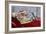 Golden Retriever Dog Wearing Father Christmas-null-Framed Photographic Print