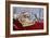 Golden Retriever Dog Wearing Father Christmas-null-Framed Photographic Print