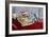 Golden Retriever Dog Wearing Father Christmas-null-Framed Photographic Print