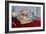 Golden Retriever Dog Wearing Father Christmas-null-Framed Photographic Print