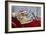 Golden Retriever Dog Wearing Father Christmas-null-Framed Photographic Print