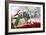 Golden Retriever Driving Car Collecting Christmas Tree-null-Framed Premium Photographic Print