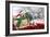Golden Retriever Driving Car Collecting Christmas Tree-null-Framed Photographic Print