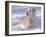 Golden Retriever Lying in Snow, USA-Lynn M. Stone-Framed Photographic Print