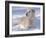 Golden Retriever Lying in Snow, USA-Lynn M. Stone-Framed Photographic Print