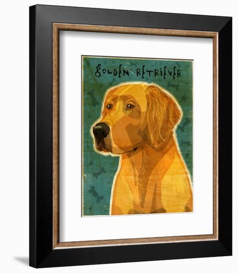 Golden Retriever (NEW)-John W^ Golden-Framed Art Print