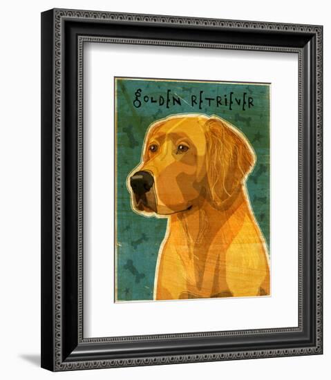 Golden Retriever (NEW)-John W^ Golden-Framed Art Print