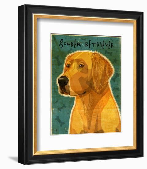 Golden Retriever (NEW)-John W^ Golden-Framed Art Print