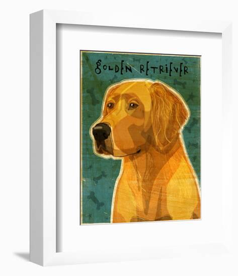 Golden Retriever (NEW)-John W^ Golden-Framed Art Print