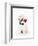 Golden Retriever Puppy & Rose-null-Framed Art Print