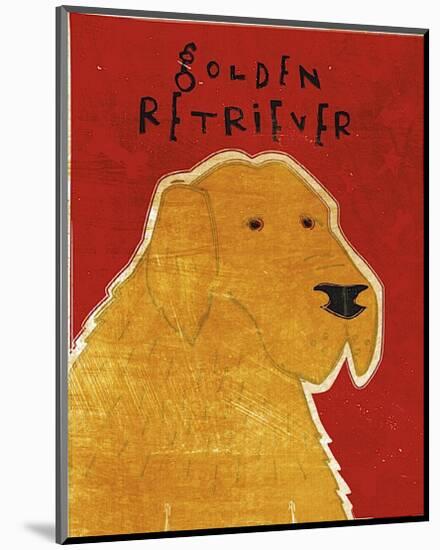 Golden Retriever-John Golden-Mounted Giclee Print