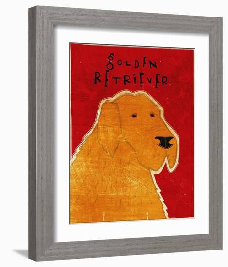 Golden Retriever-John Golden-Framed Art Print