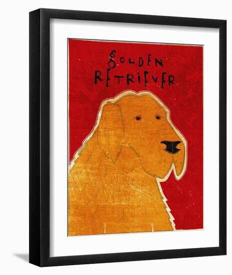 Golden Retriever-John Golden-Framed Art Print