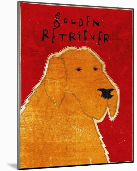 Golden Retriever-John Golden-Mounted Art Print