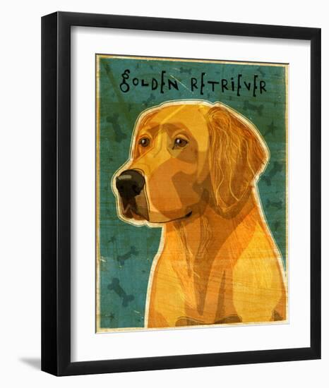 Golden Retriever-John Golden-Framed Giclee Print