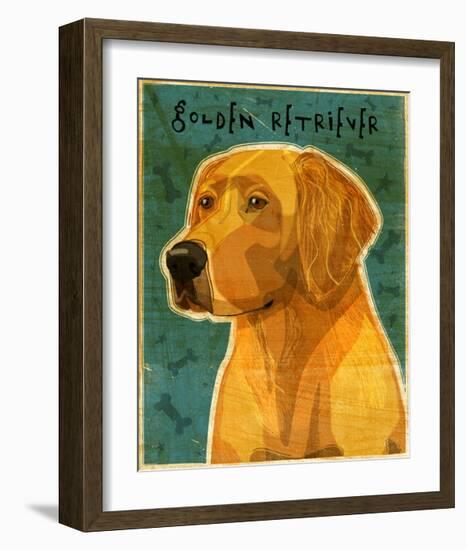 Golden Retriever-John Golden-Framed Giclee Print