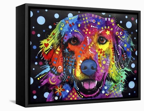 Golden Retriever-Dean Russo-Framed Premier Image Canvas