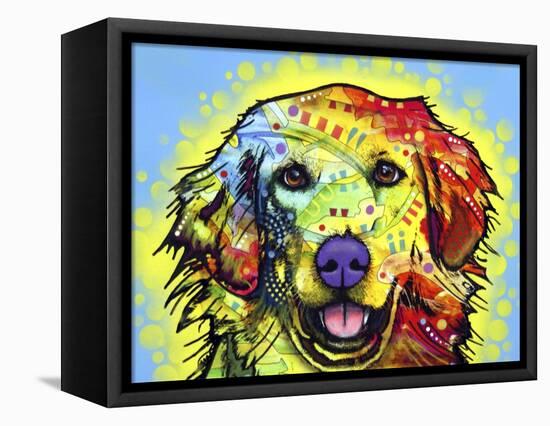 Golden Retriever-Dean Russo-Framed Premier Image Canvas