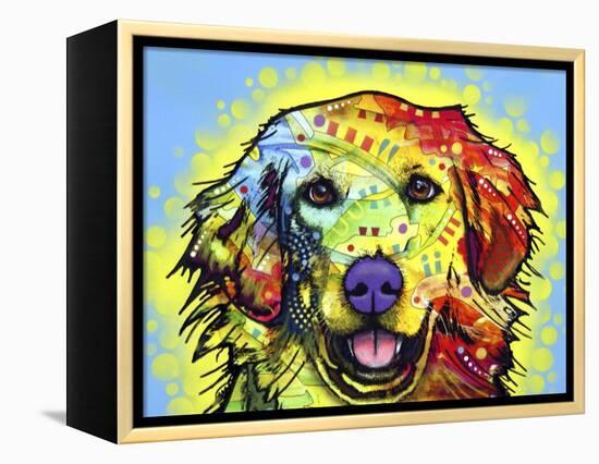 Golden Retriever-Dean Russo-Framed Premier Image Canvas