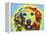 Golden Retriever-Dean Russo-Framed Premier Image Canvas