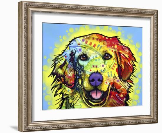 Golden Retriever-Dean Russo-Framed Giclee Print