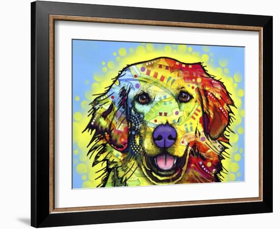 Golden Retriever-Dean Russo-Framed Giclee Print