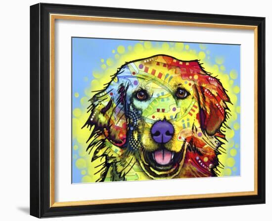 Golden Retriever-Dean Russo-Framed Giclee Print