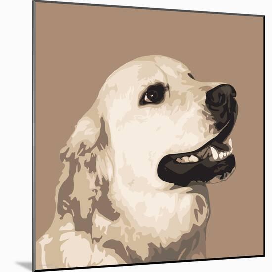 Golden Retriever-Emily Burrowes-Mounted Art Print