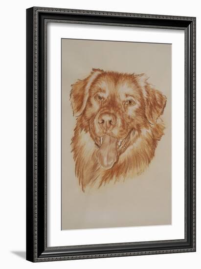 Golden Retriever-Barbara Keith-Framed Giclee Print