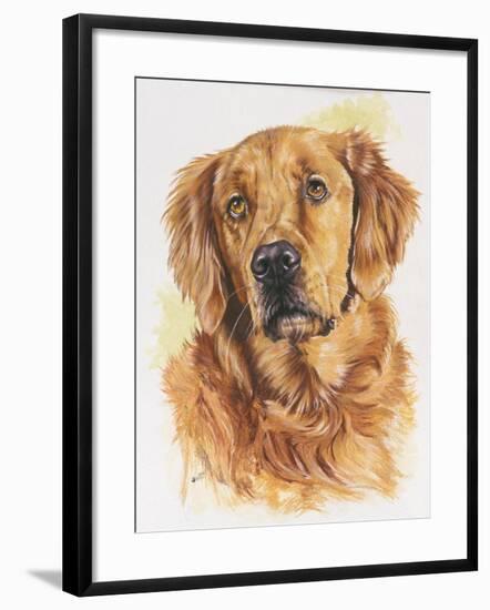 Golden Retriever-Barbara Keith-Framed Giclee Print