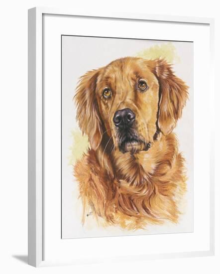 Golden Retriever-Barbara Keith-Framed Giclee Print