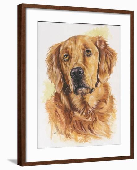 Golden Retriever-Barbara Keith-Framed Giclee Print