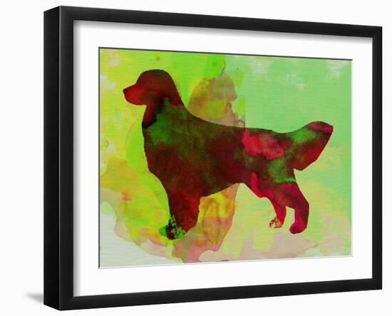 Golden Retriever-NaxArt-Framed Art Print