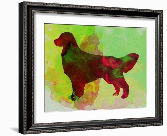 Golden Retriever-NaxArt-Framed Art Print