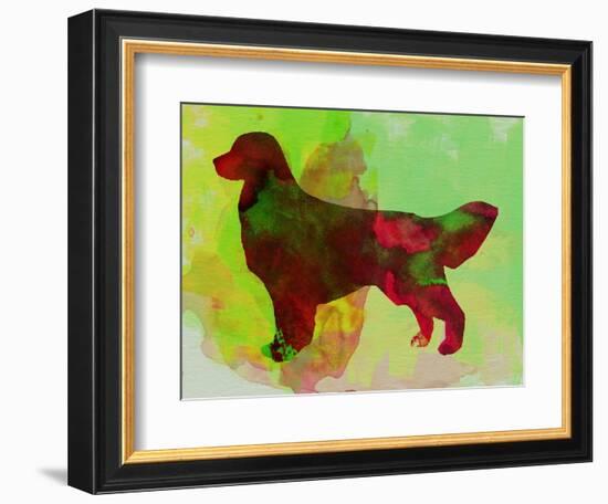 Golden Retriever-NaxArt-Framed Art Print