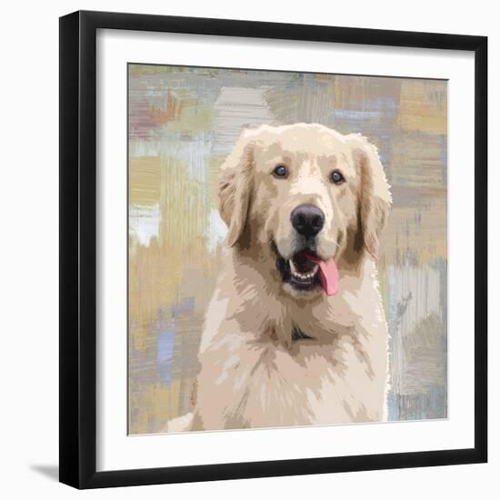 Golden Retriever-Keri Rodgers-Framed Art Print