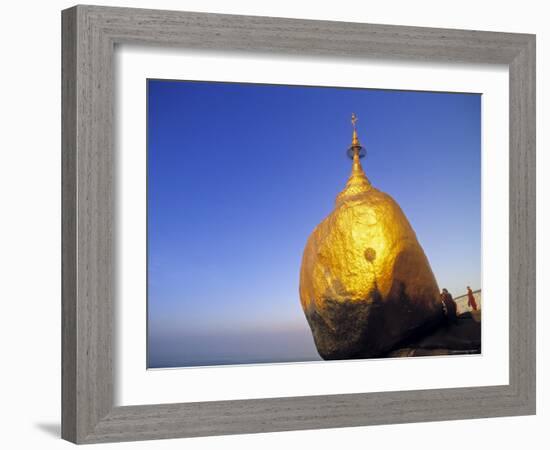 Golden Rock, Kyaiktiyo, Burma-Peter Adams-Framed Photographic Print