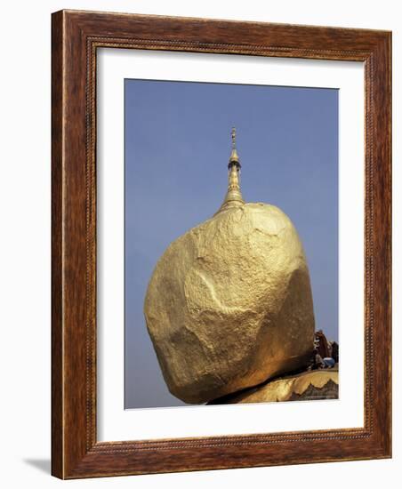 Golden Rock, the Balancing Boulder Temple of Kyaikbyo, Myanmar (Burma)-Alison Wright-Framed Photographic Print