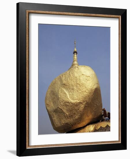 Golden Rock, the Balancing Boulder Temple of Kyaikbyo, Myanmar (Burma)-Alison Wright-Framed Photographic Print