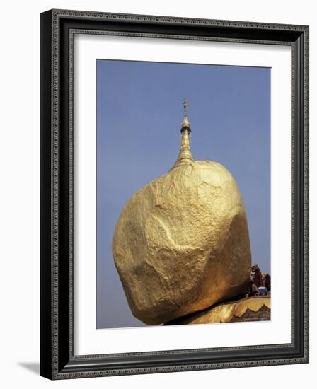 Golden Rock, the Balancing Boulder Temple of Kyaikbyo, Myanmar (Burma)-Alison Wright-Framed Photographic Print