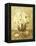 Golden Roses I-John Seba-Framed Stretched Canvas