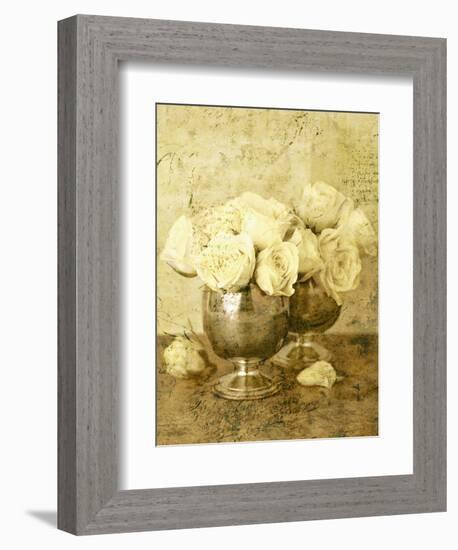 Golden Roses II-John Seba-Framed Art Print