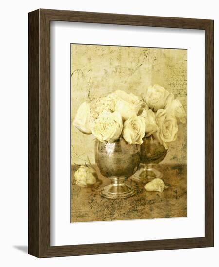 Golden Roses II-John Seba-Framed Art Print