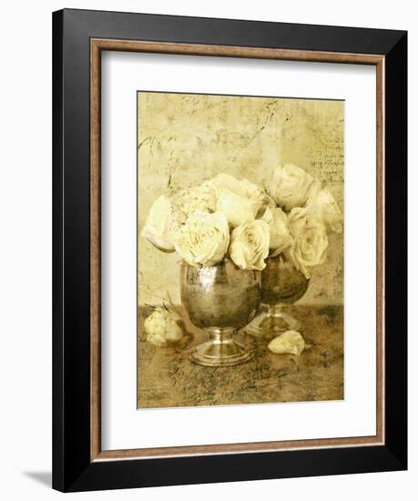 Golden Roses II-John Seba-Framed Art Print