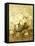 Golden Roses II-John Seba-Framed Stretched Canvas