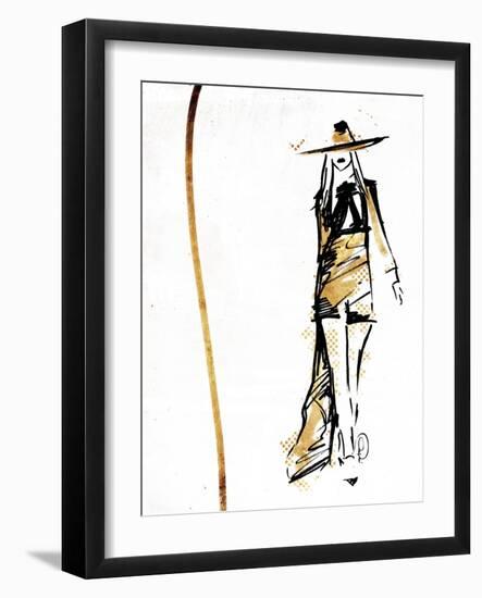 Golden Runway-OnRei-Framed Art Print