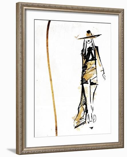 Golden Runway-OnRei-Framed Art Print