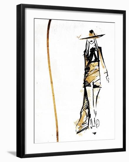 Golden Runway-OnRei-Framed Art Print