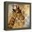 Golden Safari III (Giraffe)-Patricia Pinto-Framed Stretched Canvas