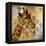 Golden Safari III (Giraffe)-Patricia Pinto-Framed Stretched Canvas